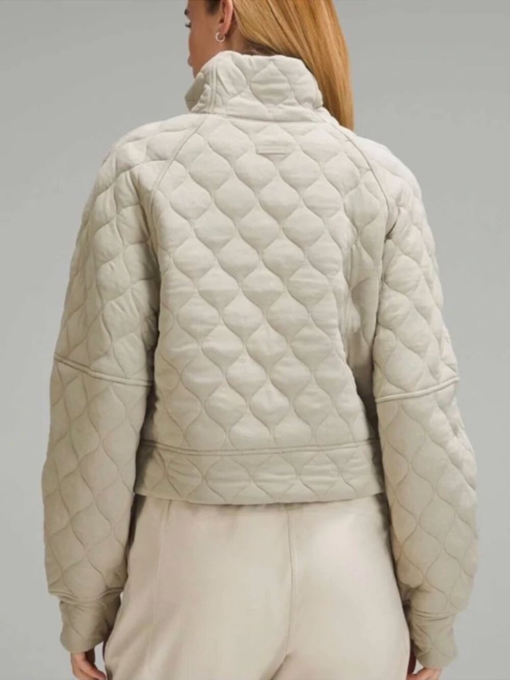 Lululemon quilted overside scuba sweater